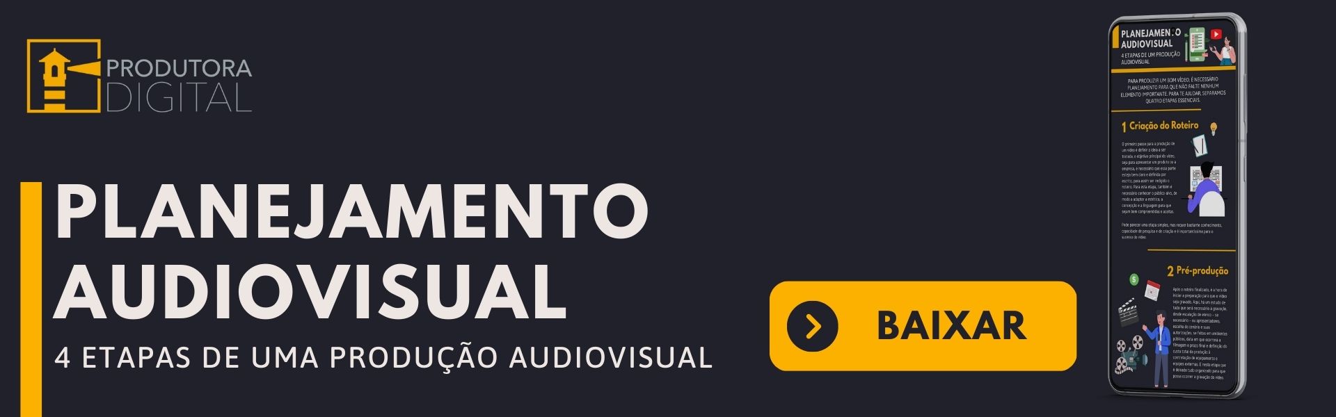 planejamento audiovisual