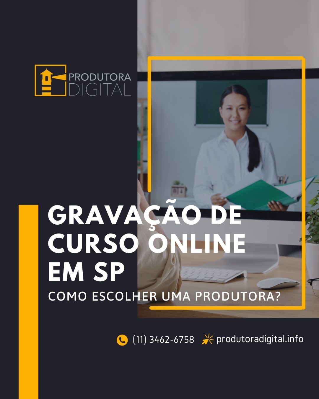 Gravação de Curso Online