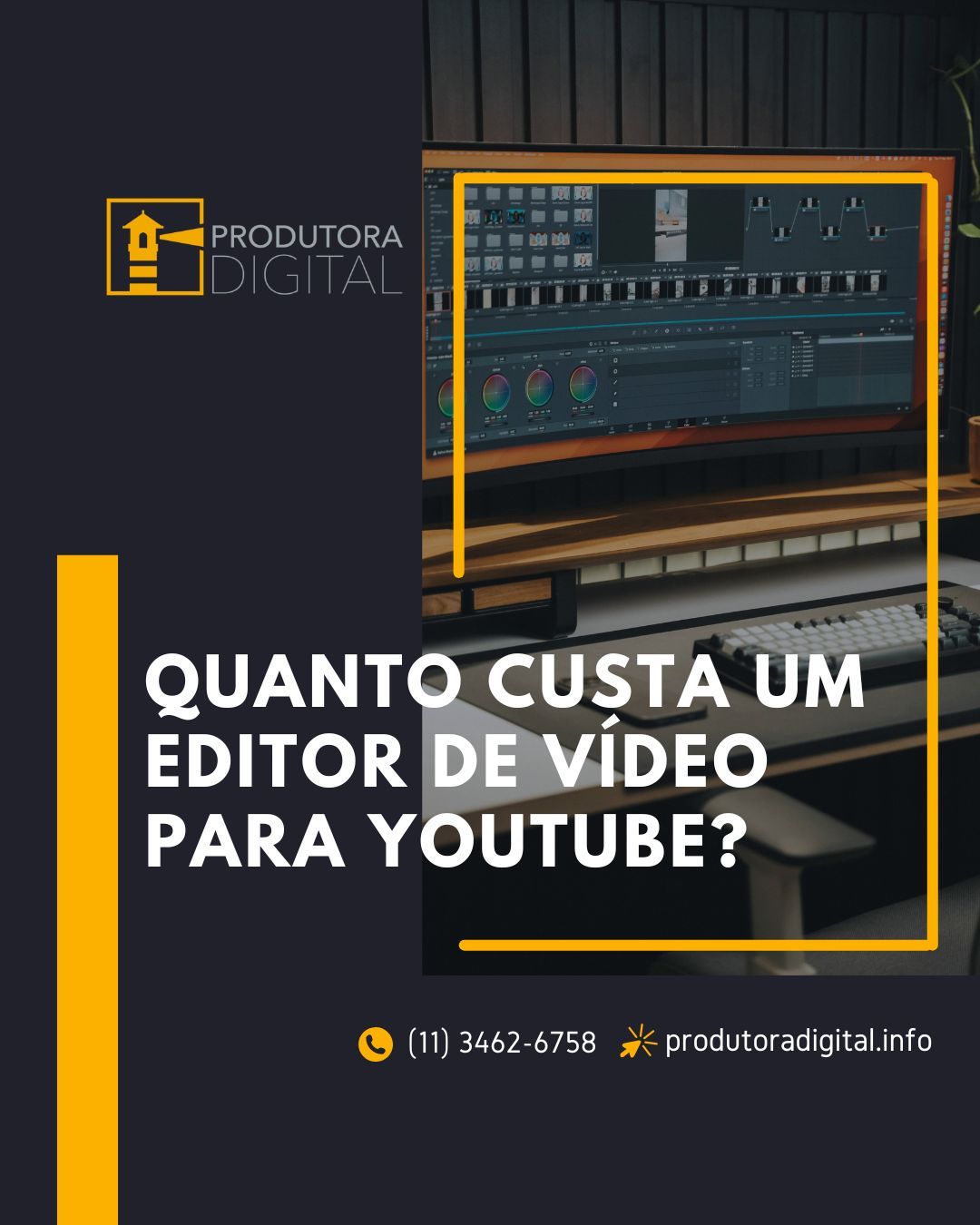 Quanto Custa um Editor de Vídeo para YouTube