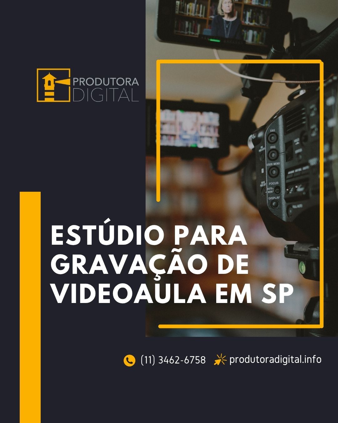 Estúdio para Gravação de Videoaula SP